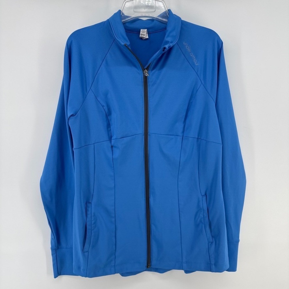 Under Armour Jacket Womens Large All Season Gear Full Zip Lightweight Athletic